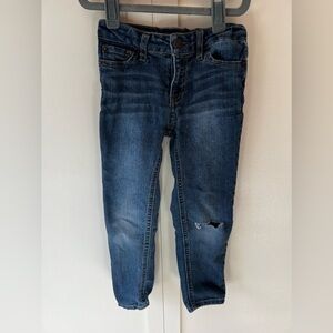 Lucky Brand Toddler Zoe‎ Skinny Jeans W/ Adjustable Waist Size 4/5